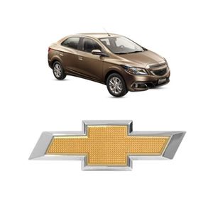 Emblema Gravata Dourada Volante Onix Cruze Prisma 12 A13