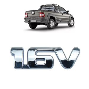 Emblema 16v Fiat 2011 A 2016 Cromado