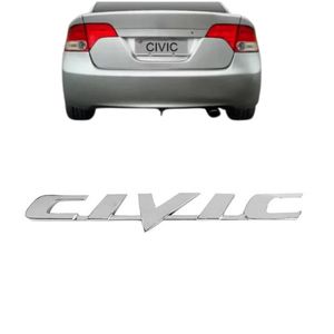 Emblema Cromado Civic 2007 A 2011