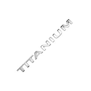 Emblema Cromado Titanium Ford