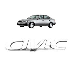 Emblema Cromado Mala Civic 1997 A 2000