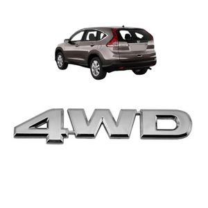 Emblema Cromado 4wd Crv 2015 A 2019