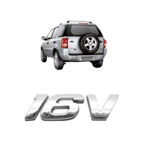 Emblema Cromado Ecosport 16v 2003 A 2012