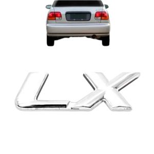 Emblema Cromado Lx Mala Civic 1996 A 2000