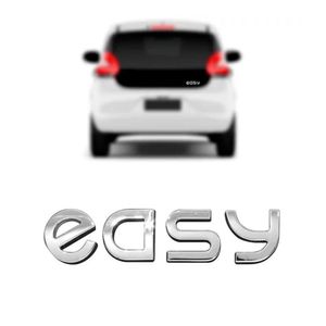 Emblema Easy Mobi 2017 A 2021 Cromado