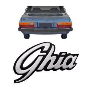 Emblema Cinza Placa Ghia Ford Antigo 1983 A 1994