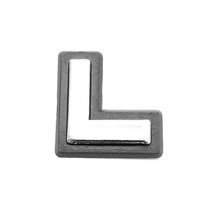 Emblema L Cinza Placa Ford 1994 A 1997
