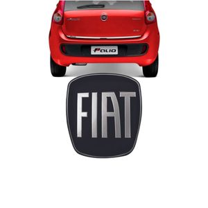 Emblema Fechadura Mala Palio 2012 A 2018 Aplique Preto