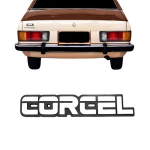 Emblema Plaqueta Moderna Cinza Corcel 1985 A 1991