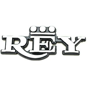 Emblema Cinza Placa Rey Antigo