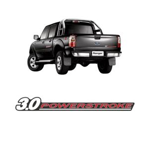 Emblema 3.0 Powerstroke Preto Ranger 2008 A 2012