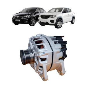 Alternador Kwid 2017 A 2023 Sandero 2017 A 2024 1.0 3cc 90a