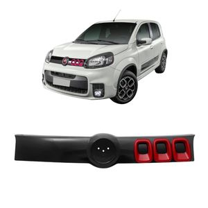 Grade Dianteira Uno 2015 2016 Atractive Black Piano Central