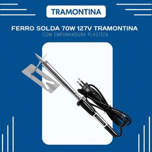 Ferro De Solda Tramontina 70w 127v Com Empunhadura Plastica