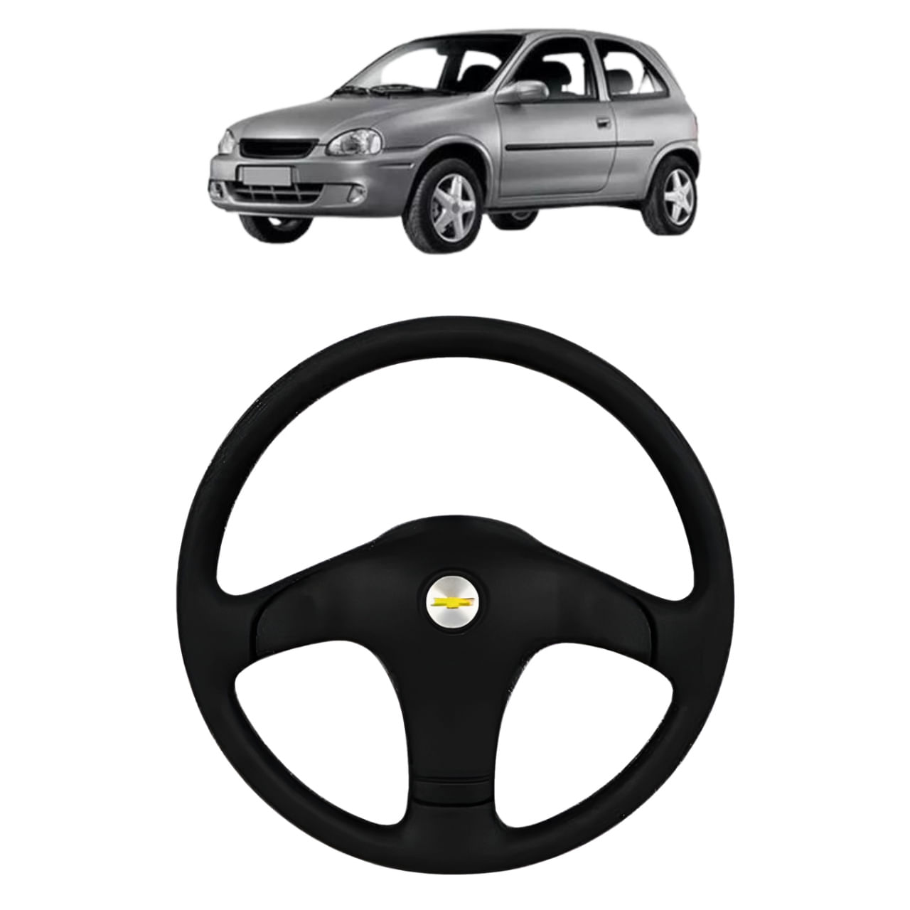 Volante Corsa Classic 2000 2001 2002 2003 A 2010 Original - Fuscão Preto