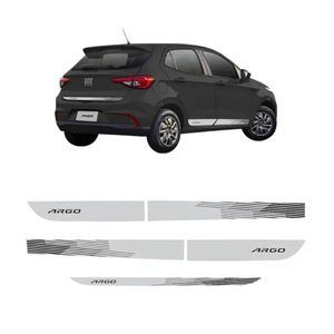 Faixa Lateral Argo 2021 2022 Prata