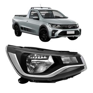 Farol Saveiro 2023 A 2026 Mascara Cromada