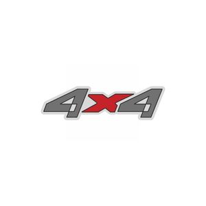 Emblema Ford Ranger 4x4 Vermelho