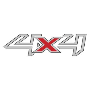 Emblema Ford 4x4 Grafite / Ranger 2013/...