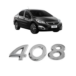Emblema 408 2011 A 2018 Cromado