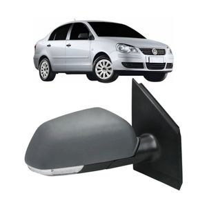 Retrovisor Polo 2007 2008 A 2012 Eletrico Termico Com Pisca