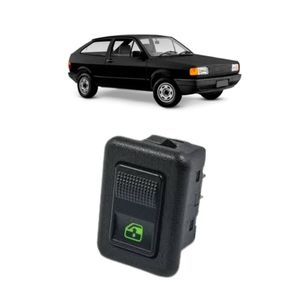 Tecla Vidro Led Verde Com Moldura Gol G1 1988 A 1994