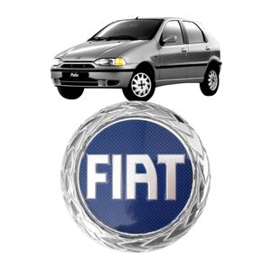 Emblema Capo Logo Fiat Azul 2000 A 2004