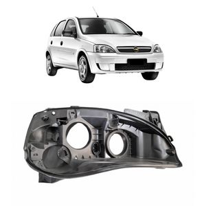 Carcaca Farol Corsa 2003 2004 A 2008