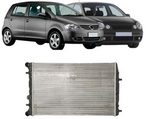 Radiador Fox 2003 2004 2005 Polo 2003 2004 A 2009 1.6 Com Ar
