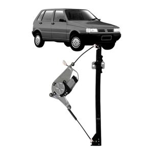 Maquina Vidro Eletrica Com Motor Uno 1984 A 2009