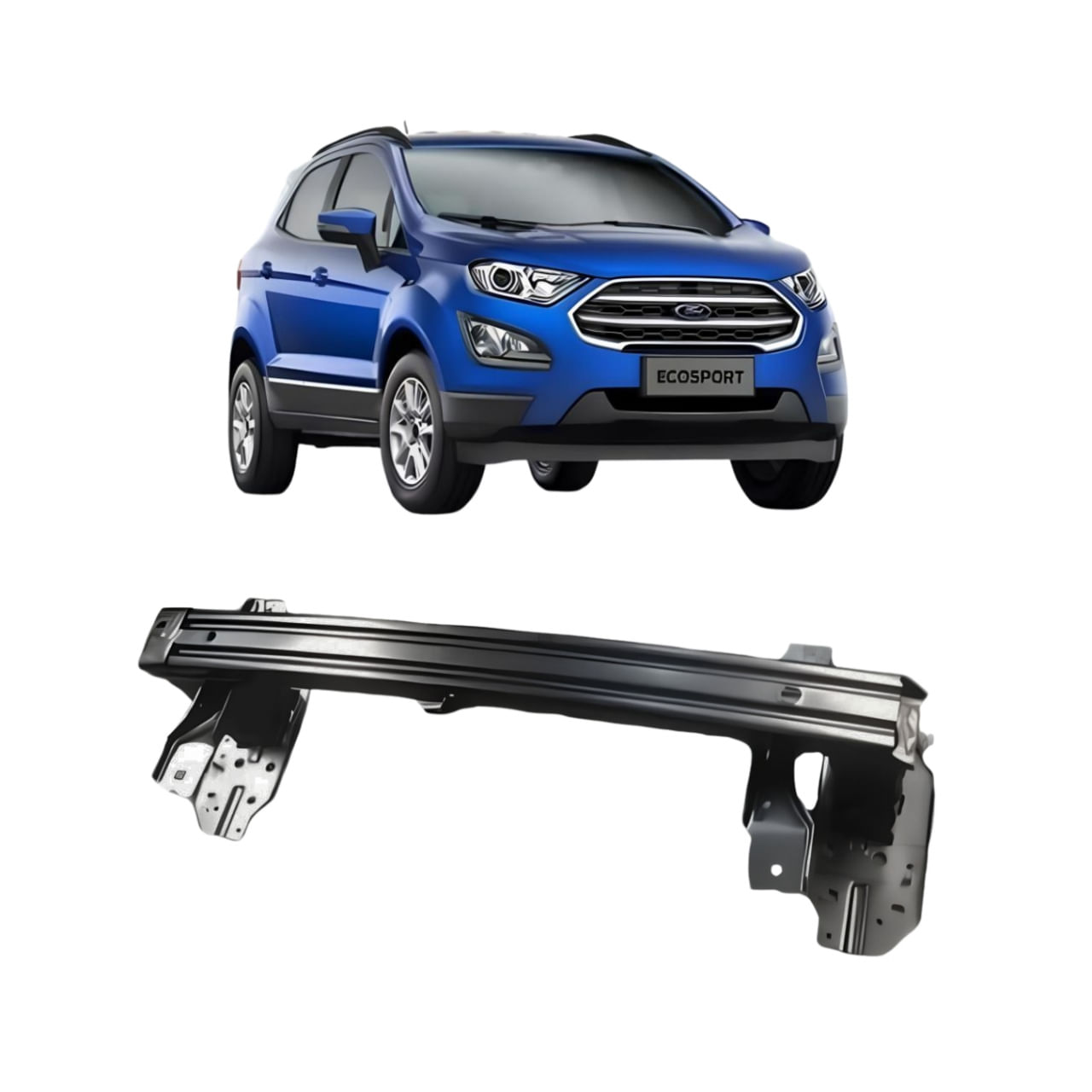 Alma De Aco Dianteiro Ecosport 2018 2019 2020 - Fuscão Preto