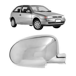 Aplique Retrovisor Gol Bola 1996 A 1999 Cromado