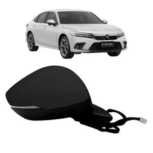 Retrovisor Civic 2023 2024 Eletrico Retratil Com Pisca 5fios