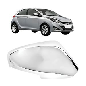 Aplique Retrovisor Hb20 2013 A 2019 Com Pisca Cromado