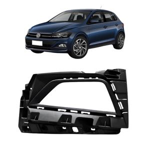 Grade Lateral Parachoque Polo 2018 A 2020 Com Furo Milha