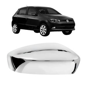 Aplique De Retrovisor Gol Fox 2010 A 2020 Cromado