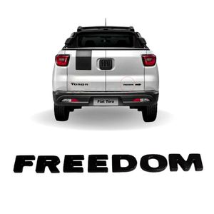 Emblema Traseiro Freedom Toro 2016 A 2021 Preto