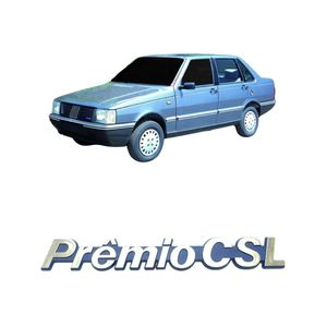 Emblema Plaqueta Fundo Azul Cromado Premio Csl 1993 A 1995