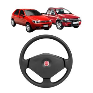 Volante Palio 2004 2005 2006 A 2011 Preto Original Com Cubo