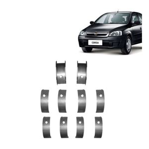 Jogo Bronzina Mancal Corsa Meriva Montana Castilho Std 02