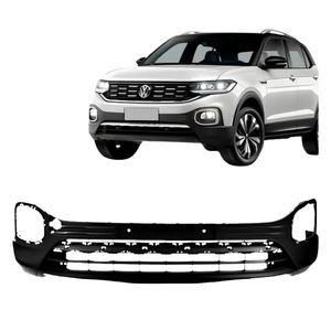 Parachoque Dianteiro T-cross 2019 A 2025 Inferior Preto Liso
