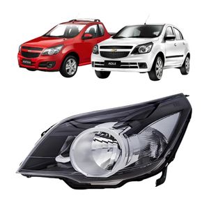 Farol Agile 2009 A 2015 Montana 2011 A 2019 Mascara Negra