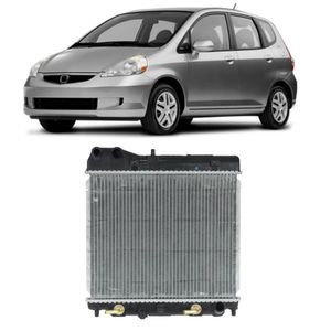 Radiador Fit 1.4 1.5 16v 2003 2004 2005 2006 2007 2008