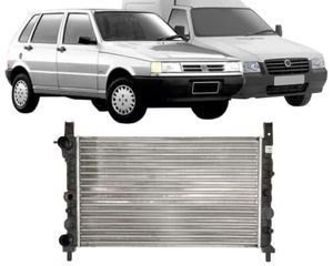 Radiador Uno Fiorino 1990 91 92 93 94 A 2001 Com Ar 1.0 8v