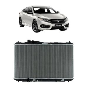 Radiador De Agua Civic 2012 2013 A 2016 Manual E Automatico