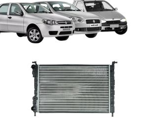 Radiador Palio Siena Strada 1996 97 A 2002 C/s Ar 8/16v