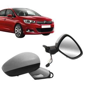 Retrovisor C4 Hatch 2014 A 2016 Eletrico Retratil Termico