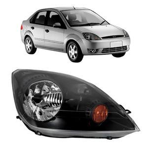 Farol Fiesta 2003 A 2007 Mascara Negra