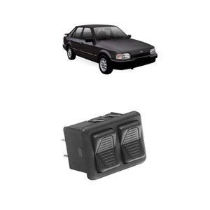 Tecla Vidro Eletrico Escort 1984 A 1990 Duplo