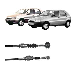 Cabo Fechadura Porta Dianteiro Palio 1.0 1996 A 2000